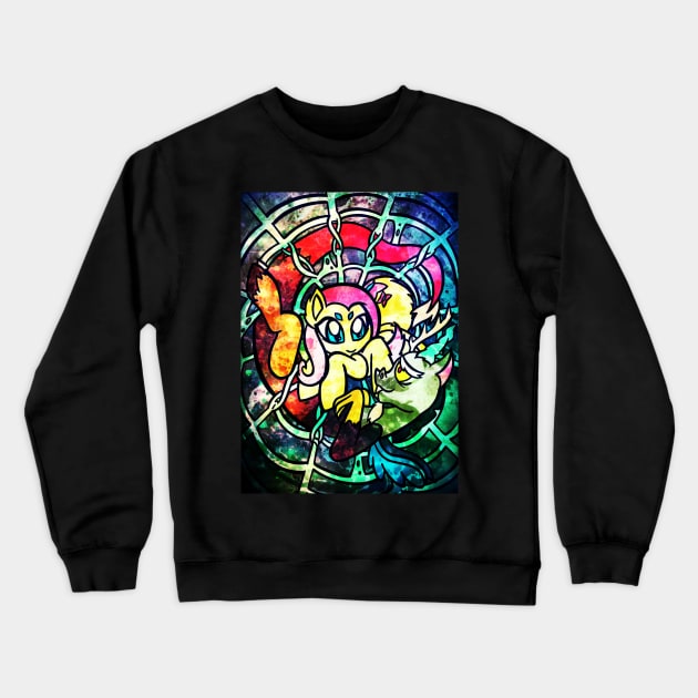 SpiderShy and Discord Crewneck Sweatshirt by ScribbleSketchScoo